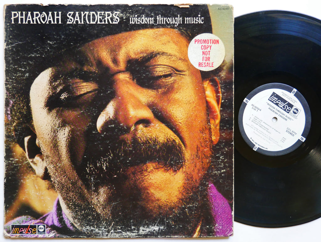PHAROAH SANDERS Wisdom Through Music LP IMPULSE! AS-9233 US 1973 Cecil McBee