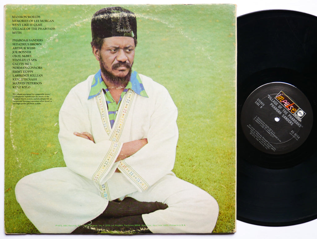 PHAROAH SANDERS SEDATRIUS BROWN Village Of The Pharoahs LP IMPULSE! AS-9254 Orig