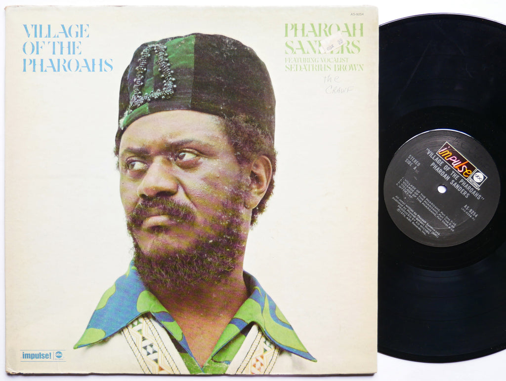 PHAROAH SANDERS SEDATRIUS BROWN Village Of The Pharoahs LP IMPULSE! AS-9254 Orig