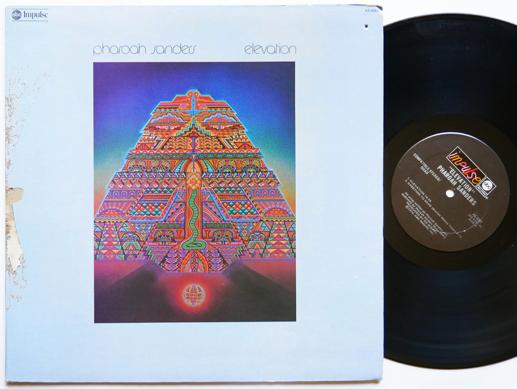 PHAROAH SANDERS Elevation LP IMPULSE! AS-9261 Orig US 1974 Spiritual Jazz