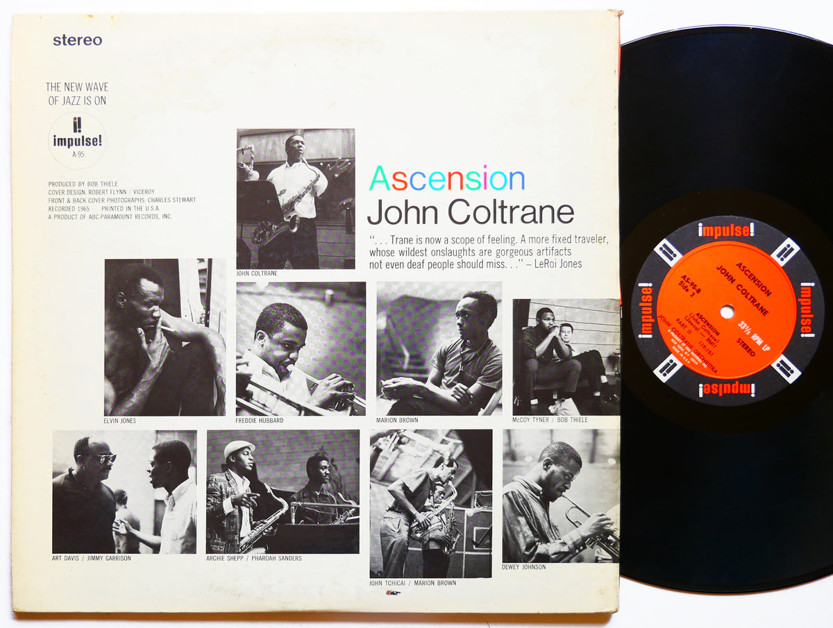 JOHN COLTRANE Ascension Edition II LP IMPULSE! AS-95 US 1966 RVG Pharoah Sanders