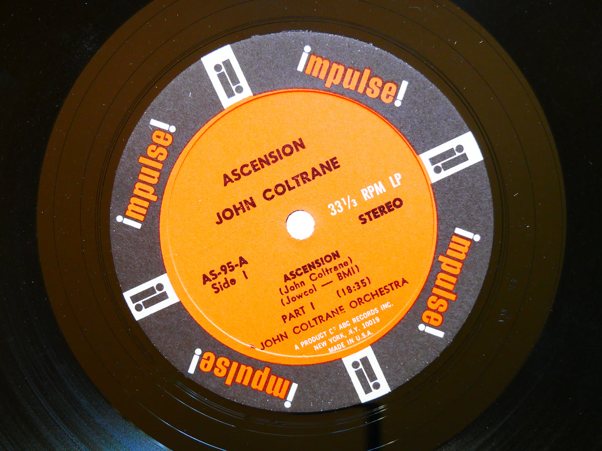 JOHN COLTRANE Ascension Edition II LP IMPULSE! AS-95 US 1966 RVG Pharoah Sanders