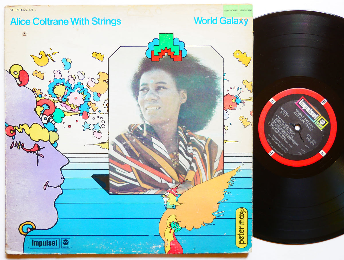 ALICE COLTRANE World Galaxy LP IMPULSE! AS-9218 US 1972 Frank Lowe Ben Riley