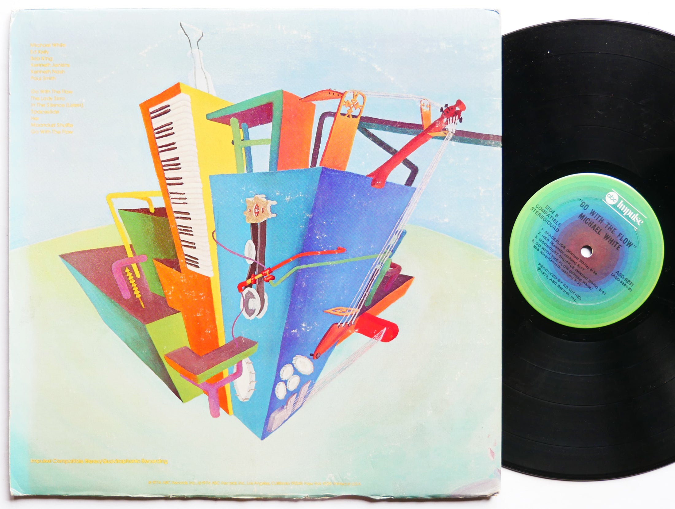 MICHAEL WHITE Go With The Flow ABC IMPULSE! ASD-9281 Orig US 1974 Jazz
