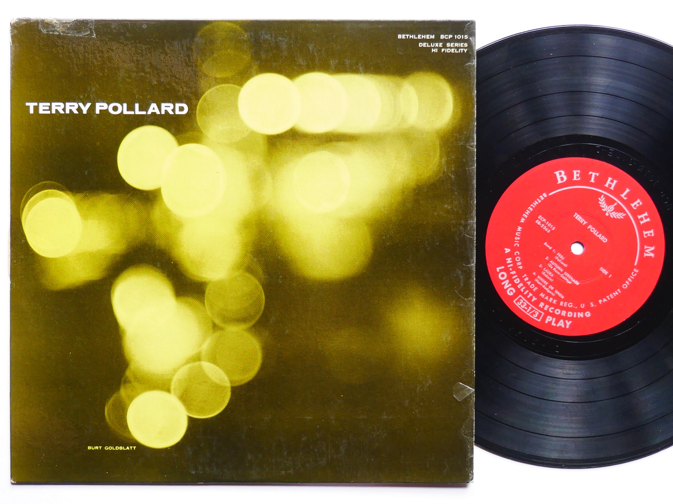 TERRY POLLARD Self Titled 10" LP BETHLEHEM RECORDS BCP 1015 MONO Howard Roberts