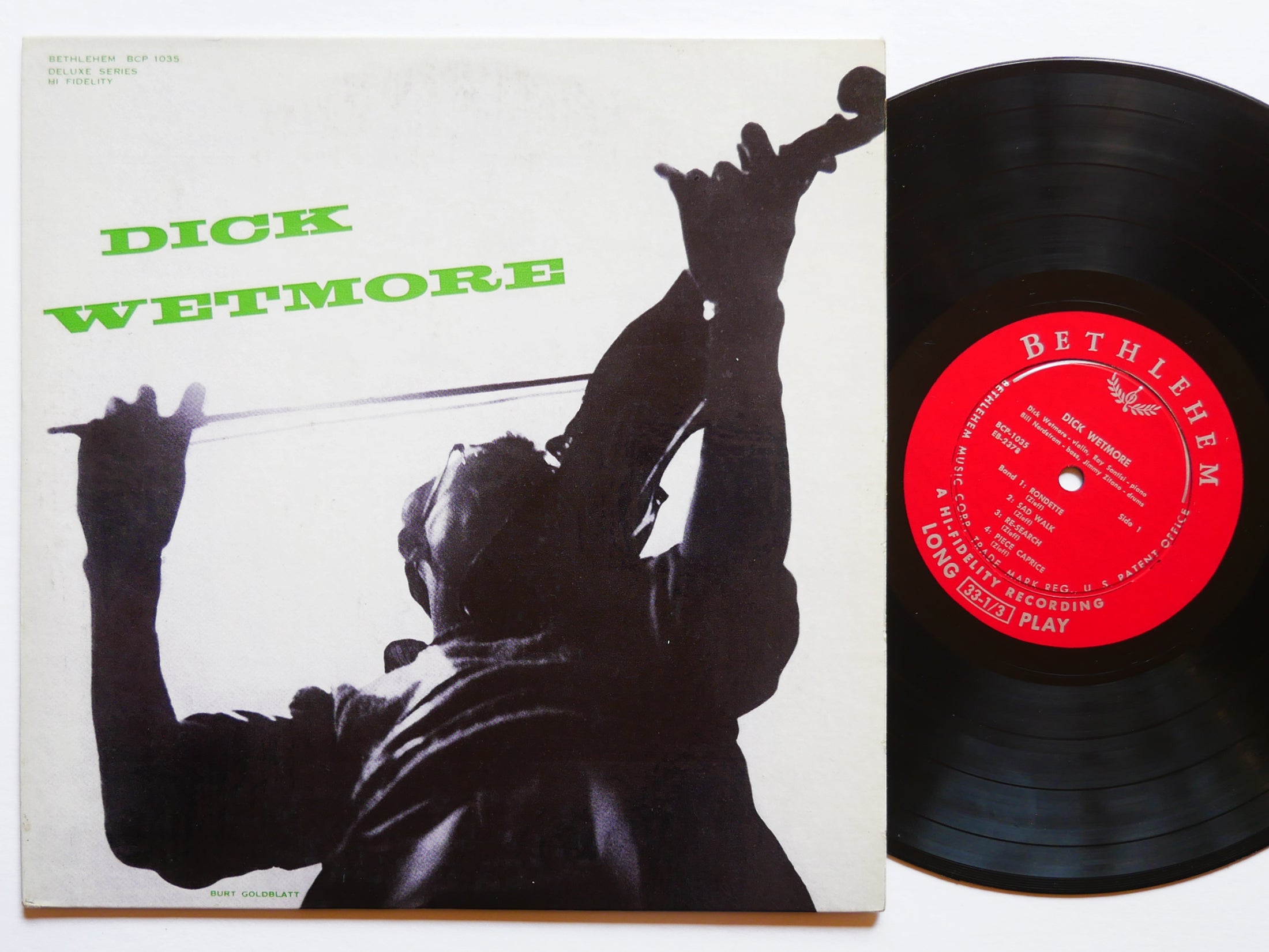 DICK WETMORE Self Titled 10" LP BETHLEHEM RECORDS BCP 1035 US 1955 DG MONO VG+