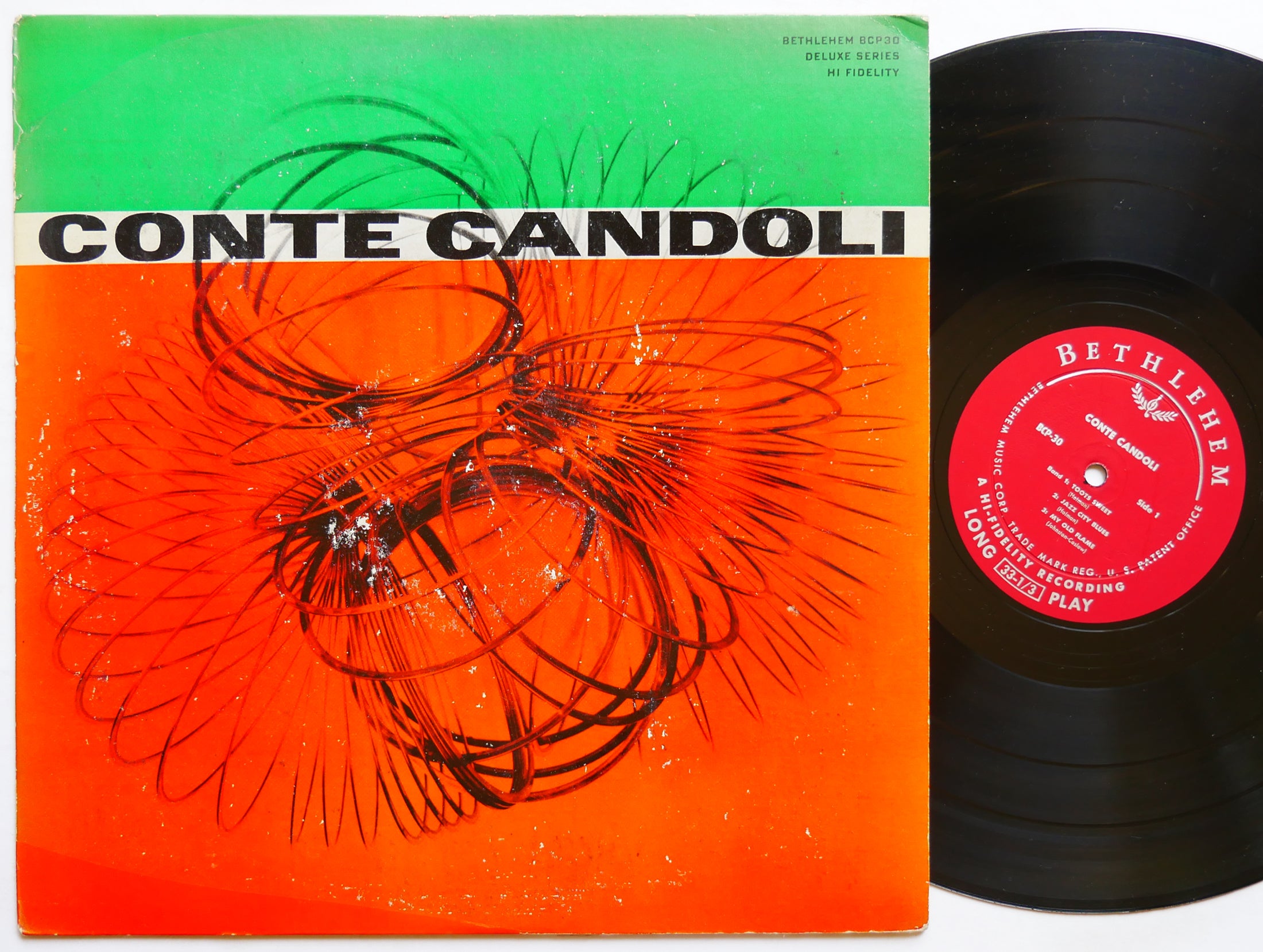 CONTE CANDOLI Self Titled LP BETHLEHEM BCP-30 US 1955 DG MONO Leroy Vinnegar