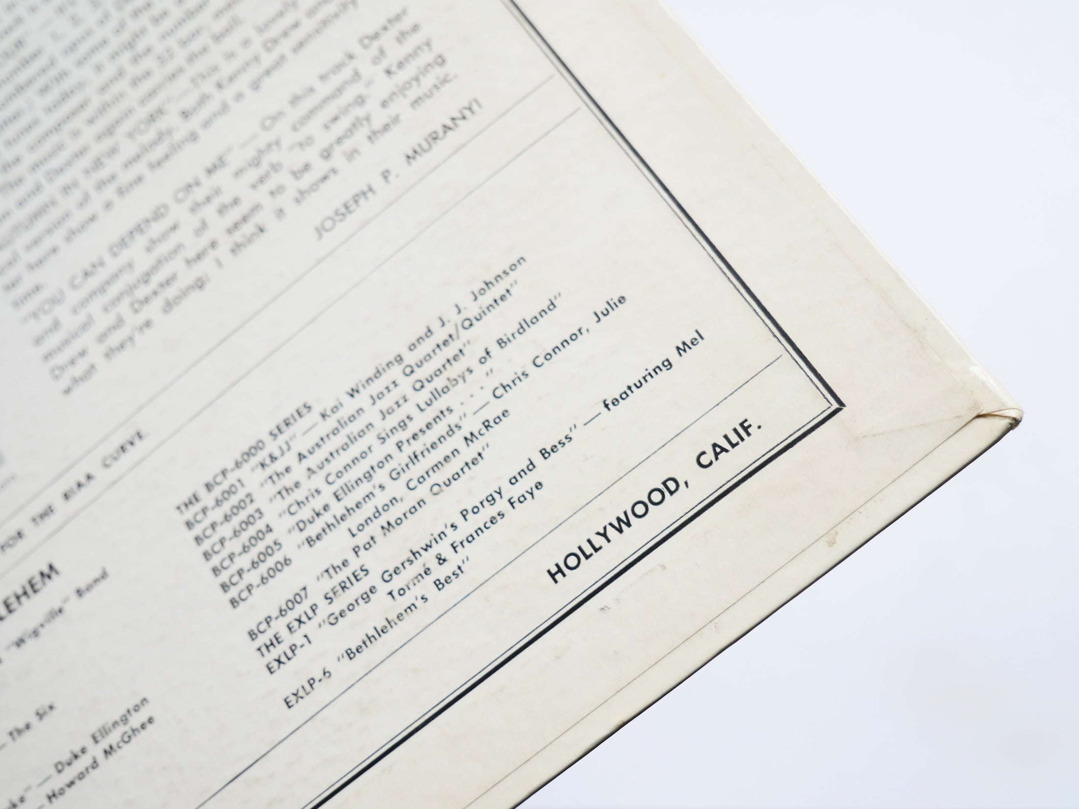 DEXTER GORDON Daddy Plays The Horn LP BETHLEHEM BCP 36 US '56 DG MONO Kenny Drew