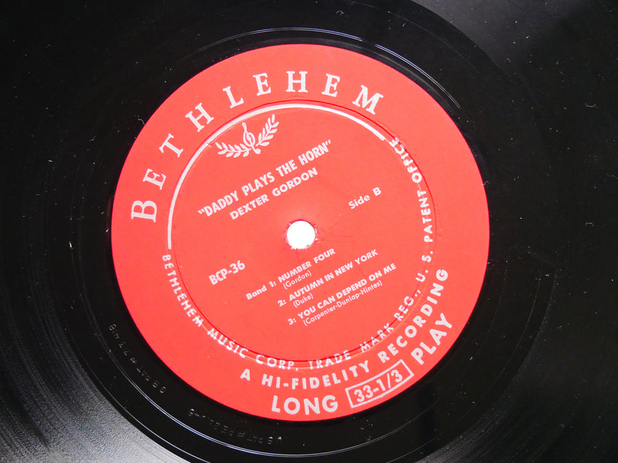 DEXTER GORDON Daddy Plays The Horn LP BETHLEHEM BCP 36 US '56 DG MONO Kenny Drew