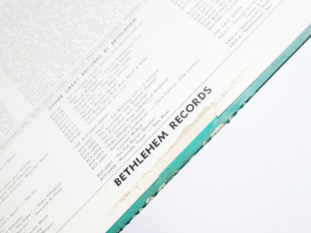 PAT MORAN QUARTET While At Birdland LP BETHLEHEM BCP6018 DG MONO Oscar Pettiford