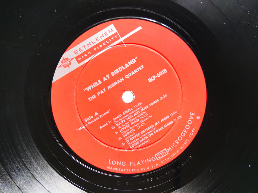 PAT MORAN QUARTET While At Birdland LP BETHLEHEM BCP6018 DG MONO Oscar Pettiford