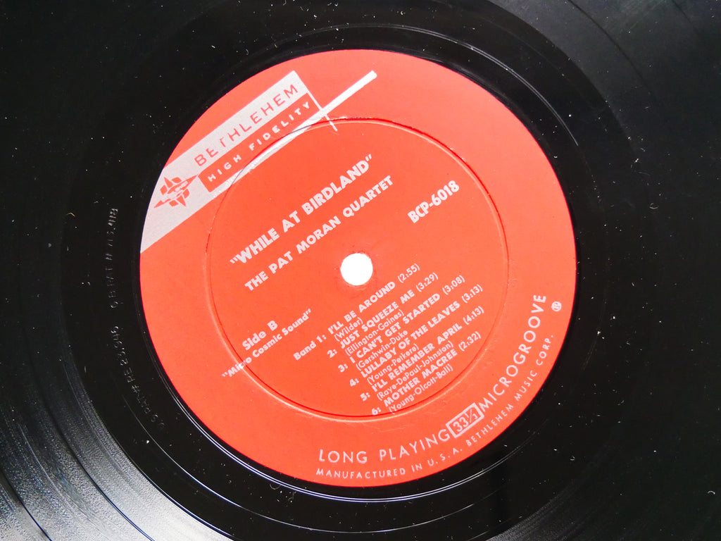 PAT MORAN QUARTET While At Birdland LP BETHLEHEM BCP6018 DG MONO Oscar Pettiford