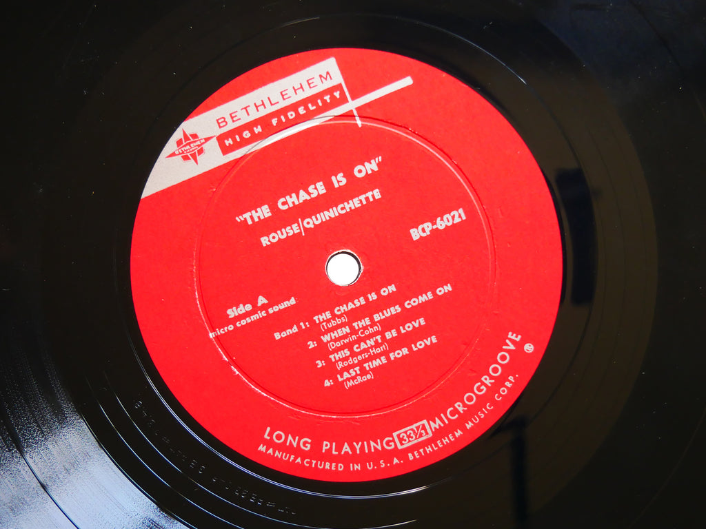 CHARLIE ROUSE PAUL QUINICHETTE The Chase Is On LP BETHLEHEM BCP 6021 US '57 MONO