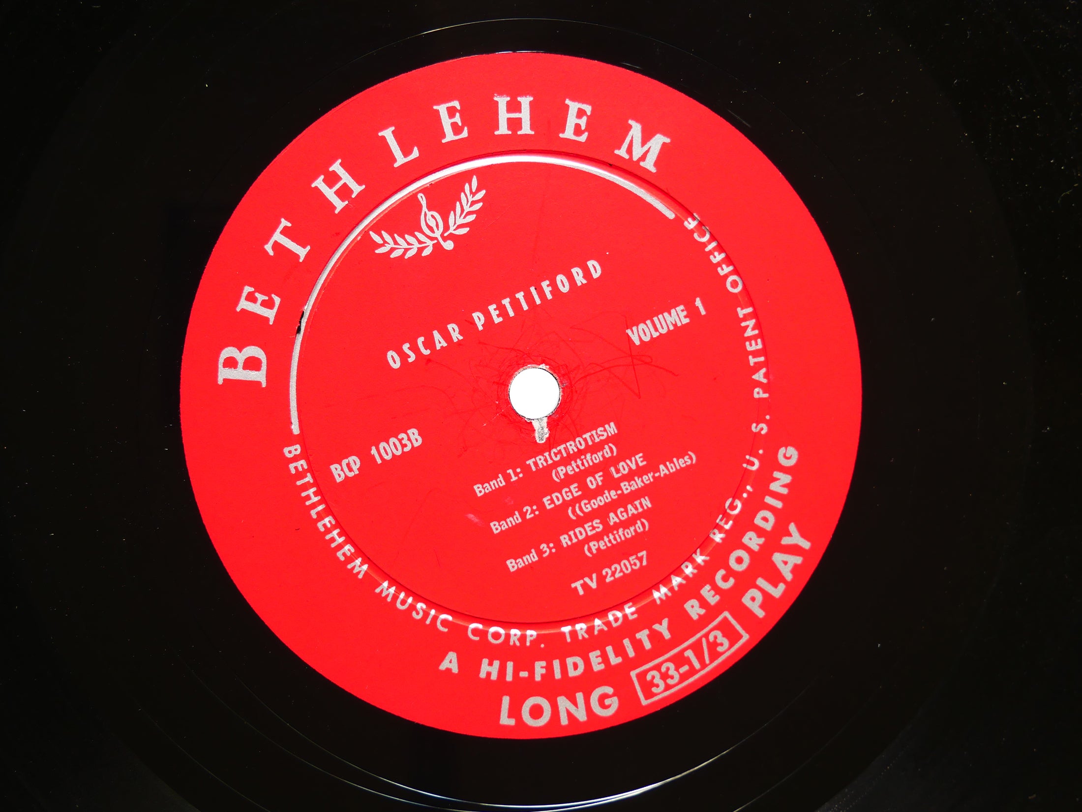 OSCAR PETTIFORD 10" LP BETHLEHEM BCP 1003 DG MONO JAZZ Duke Jordan Charles Rouse