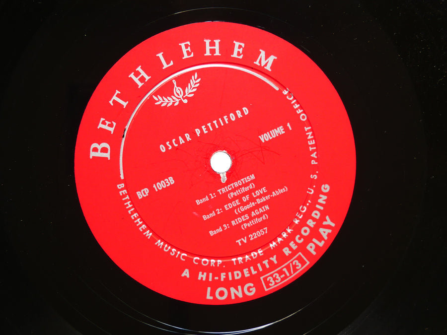 OSCAR PETTIFORD 10" LP BETHLEHEM BCP 1003 DG MONO JAZZ Duke Jordan Charles Rouse