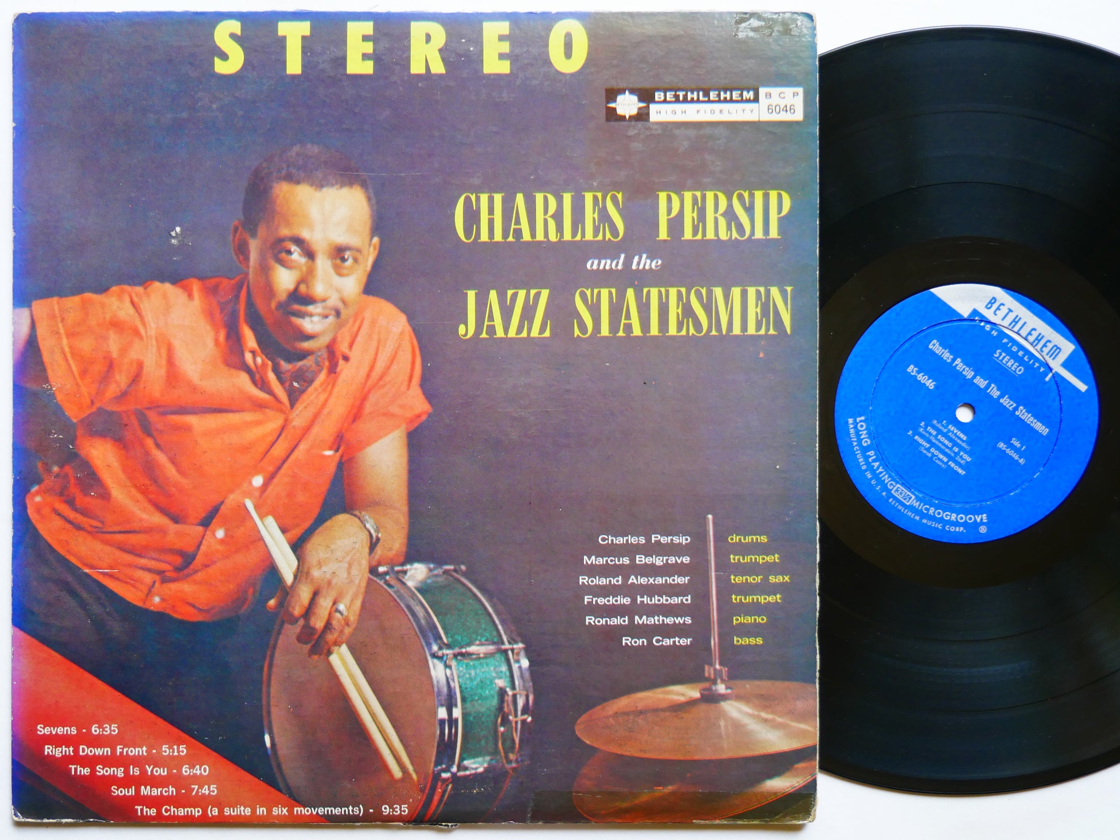 CHARLES PERSIP The Jazz Statesmen LP BETHLEHEM BCP 6046 US 1961 Freddie Hubbard