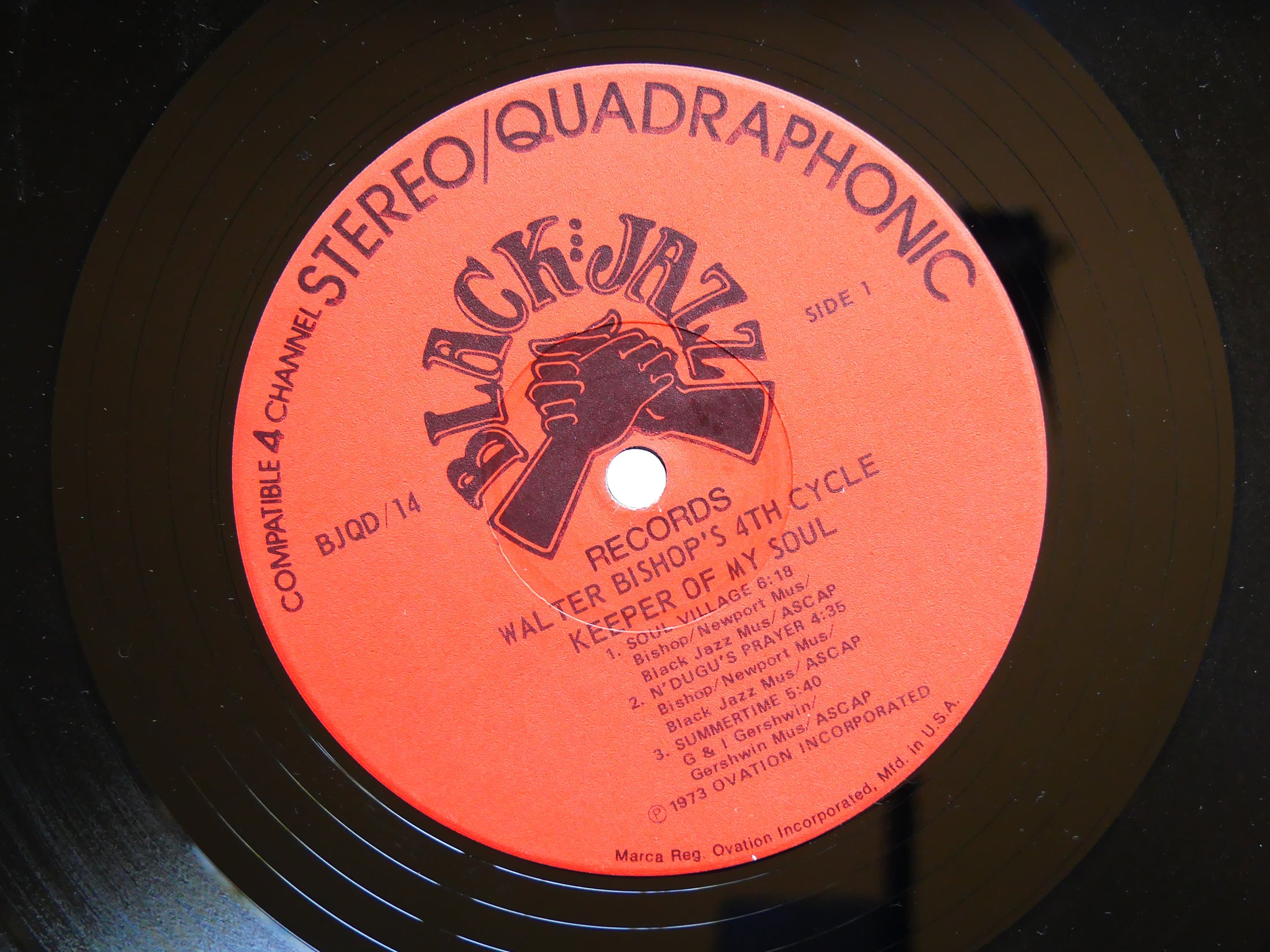 WALTER BISHOP, JR. Keeper Of My Soul LP BLACK JAZZ RECORDS BJQD/14 US 1973 VG+