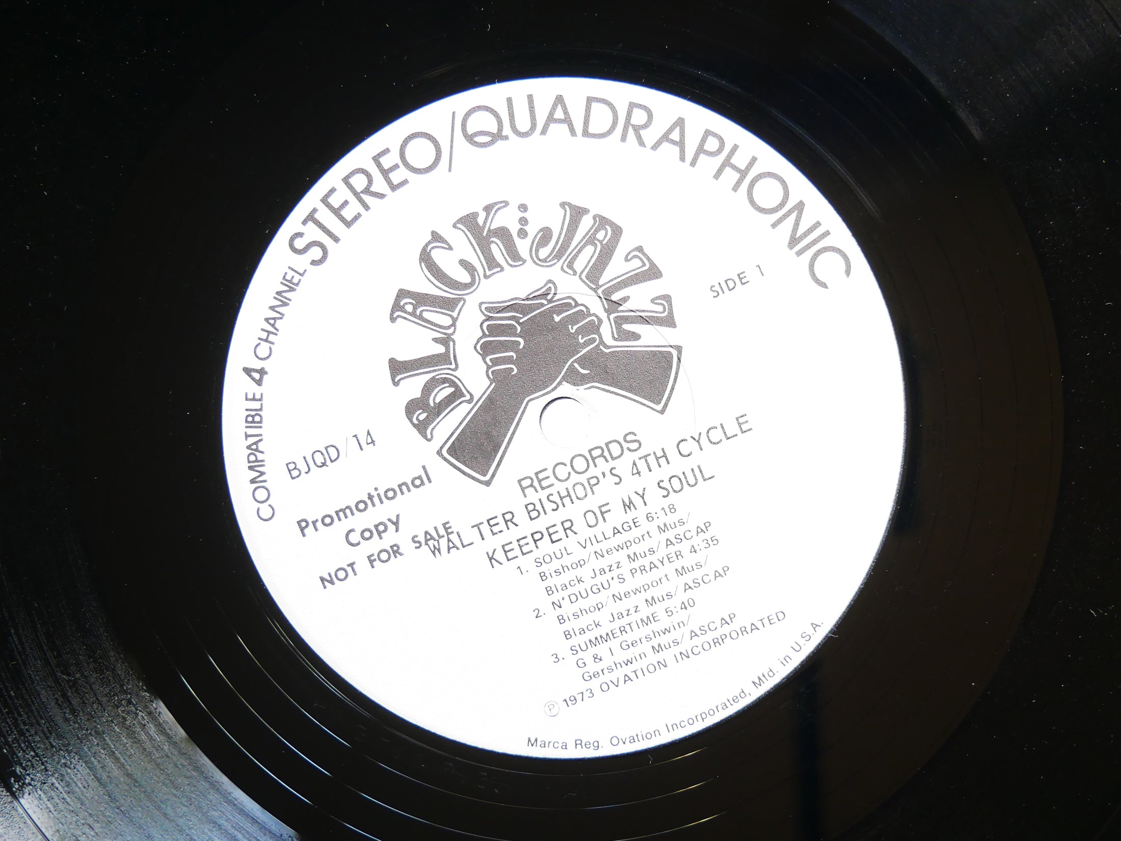 WALTER BISHOP, JR. Keeper Of My Soul LP BLACK JAZZ RECORDS BJQD/14 US 1973 JAZZ