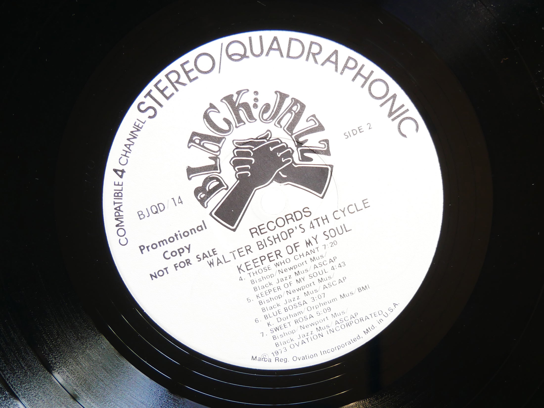 WALTER BISHOP, JR. Keeper Of My Soul LP BLACK JAZZ RECORDS BJQD/14 US 1973 JAZZ