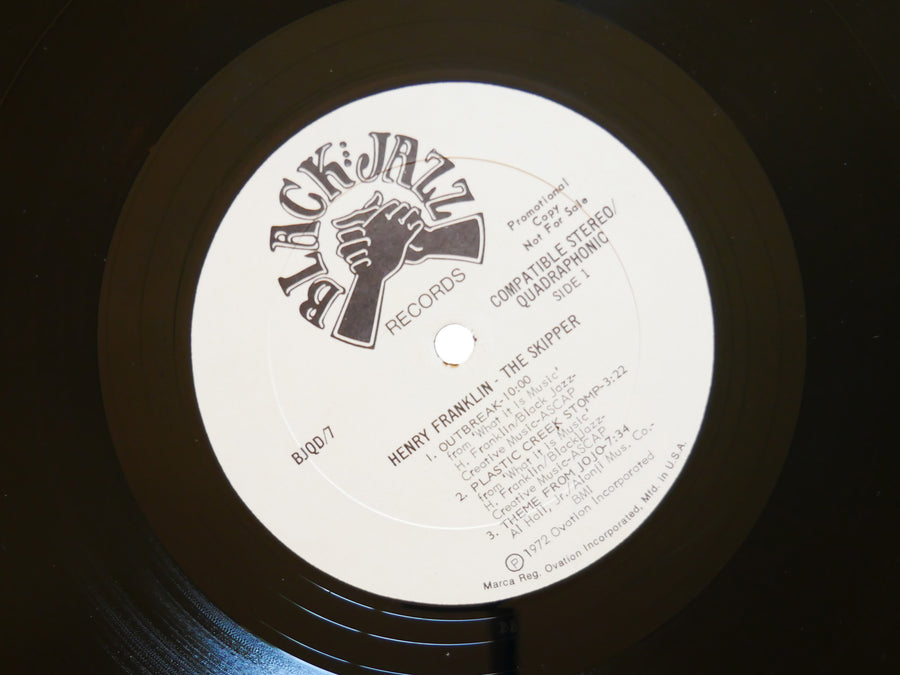 HENRY FRANKLIN The Skipper LP BLACK JAZZ RECORDS BJQD/7 US 1972 PROMO