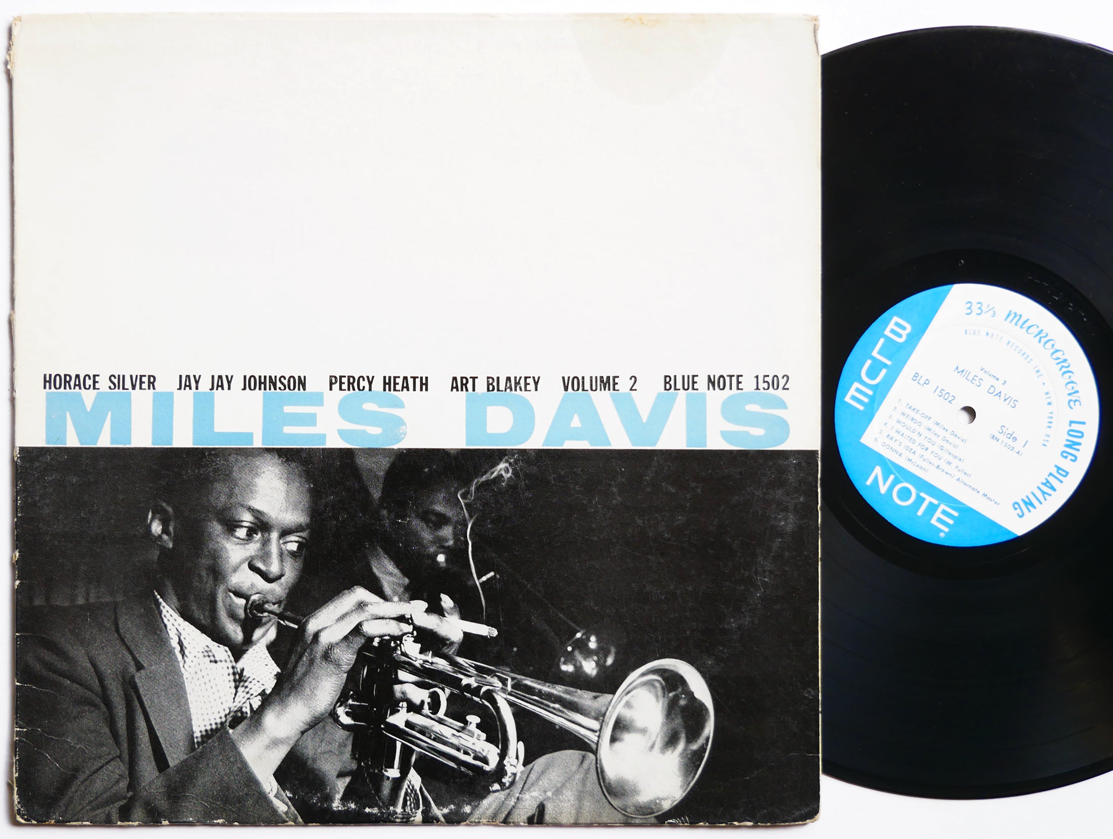 MILES DAVIS Volume 2 LP BLUE NOTE BLP 1502 US 1965 NY RVG EAR MONO Jackie McLean