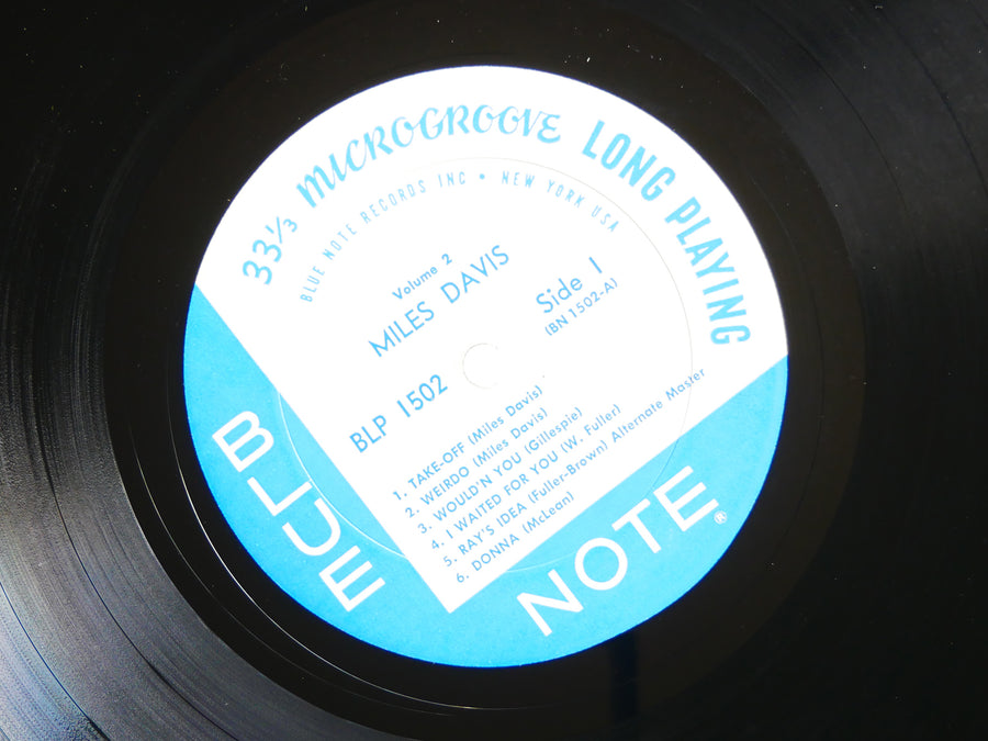 MILES DAVIS Volume 2 LP BLUE NOTE BLP 1502 US 1965 NY RVG EAR MONO Jackie McLean