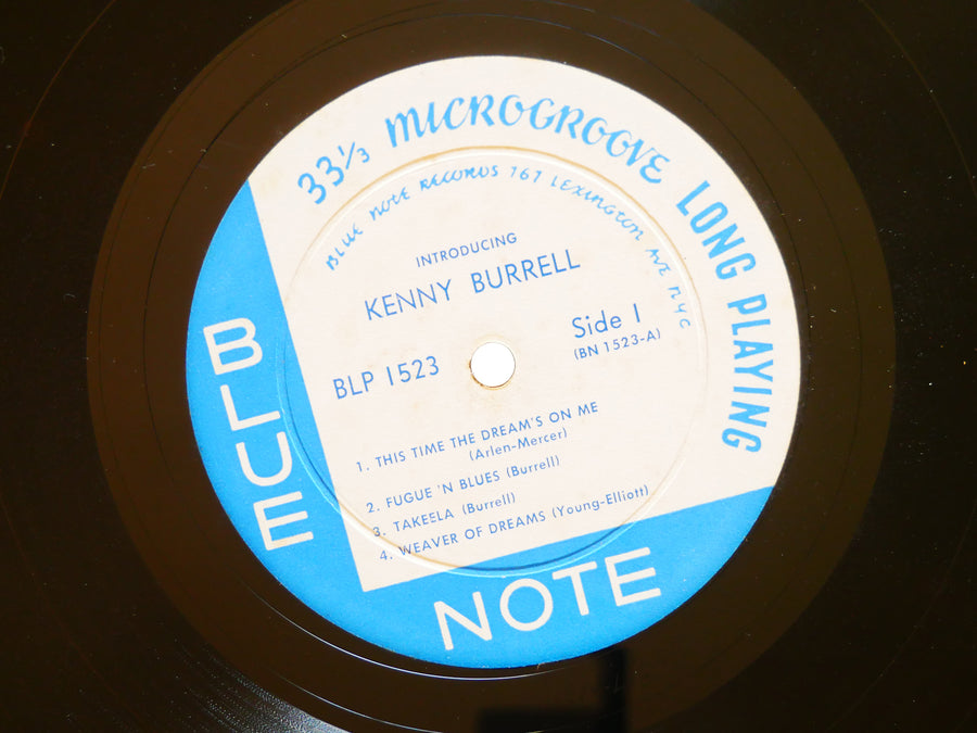KENNY BURRELL Introducing LP BLUE NOTE 1523 US 1956 LEX EAR MONO Tommy Flanagan