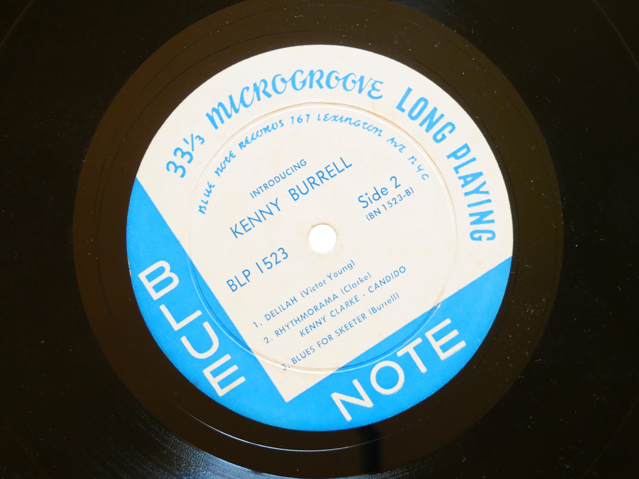 KENNY BURRELL Introducing LP BLUE NOTE 1523 US 1956 LEX EAR MONO Tommy Flanagan