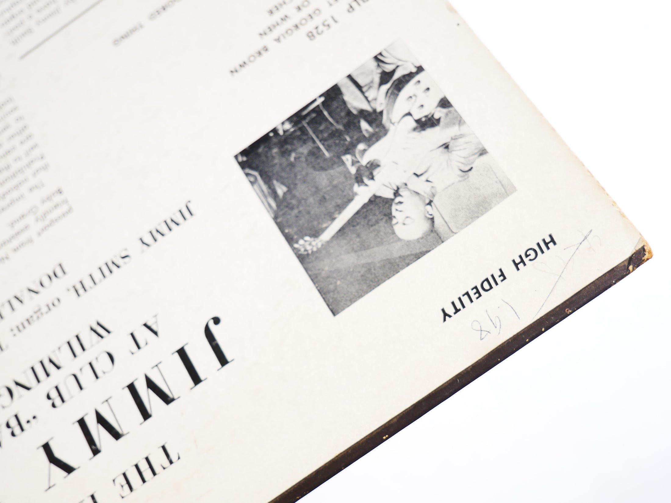 JIMMY SMITH At Club Baby Grand Vol.1 LP BLUE NOTE BLP 1528 US 1957 LEX EAR MONO