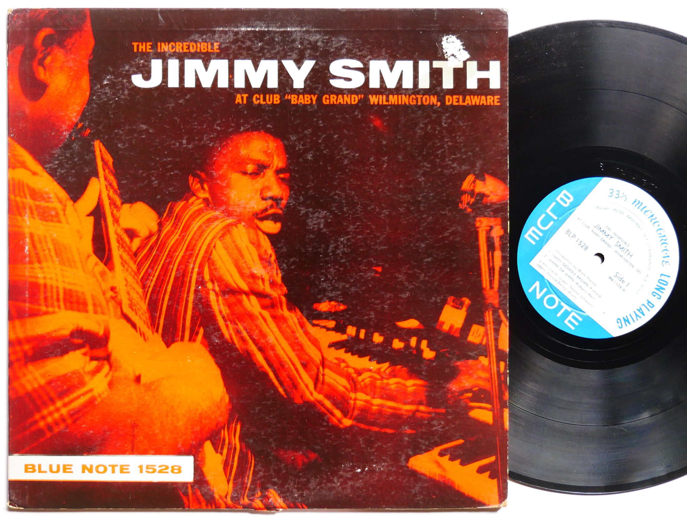 JIMMY SMITH At Club Baby Grand Vol.1 LP BLUE NOTE BLP 1528 US 1957 LEX EAR MONO