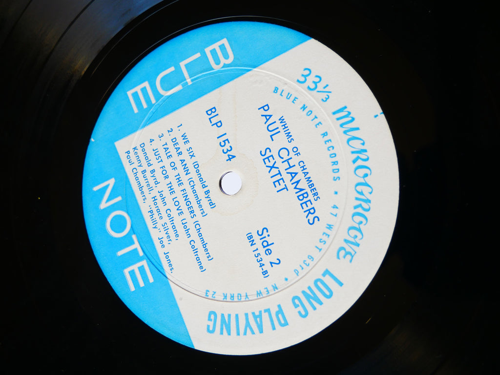 PAUL CHAMBERS Whims Of Chambers LP BLUE NOTE BLP 1534 US 1957 MONO John Coltrane