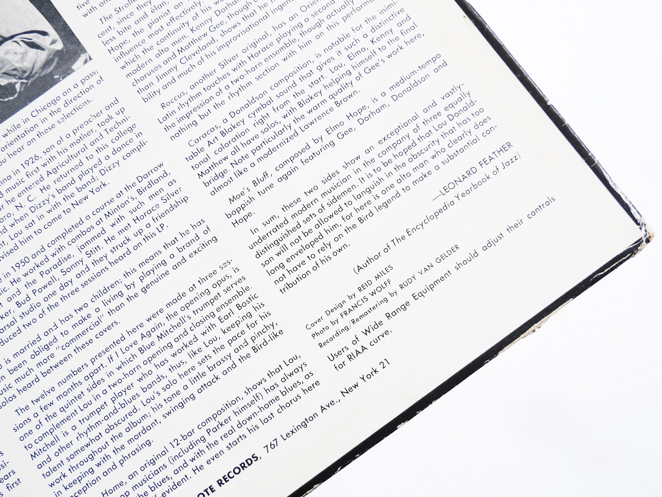 LOU DONALDSON Quartet Quintet Sextet LP BLUE NOTE 1537 US 1958 LEX Kenny Dorham