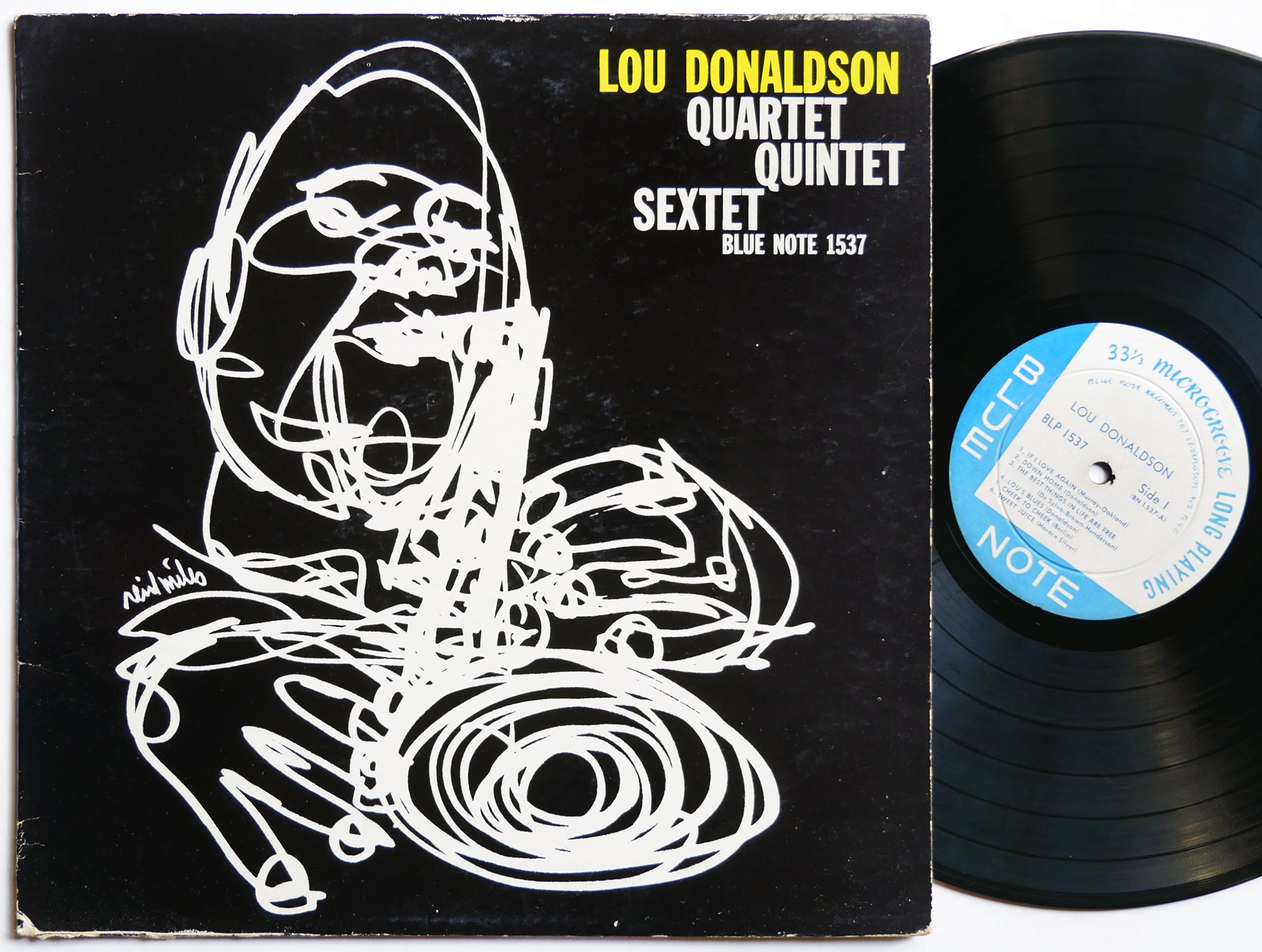 LOU DONALDSON Quartet Quintet Sextet LP BLUE NOTE 1537 US 1958 LEX Kenny Dorham