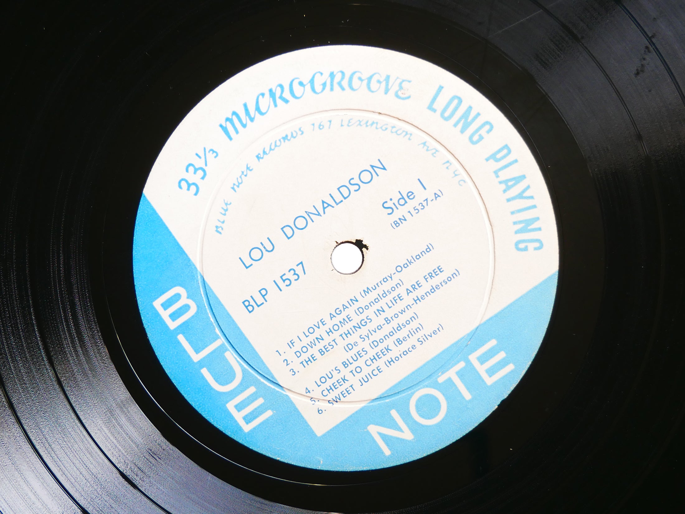 LOU DONALDSON Quartet Quintet Sextet LP BLUE NOTE 1537 US 1958 LEX Kenny Dorham