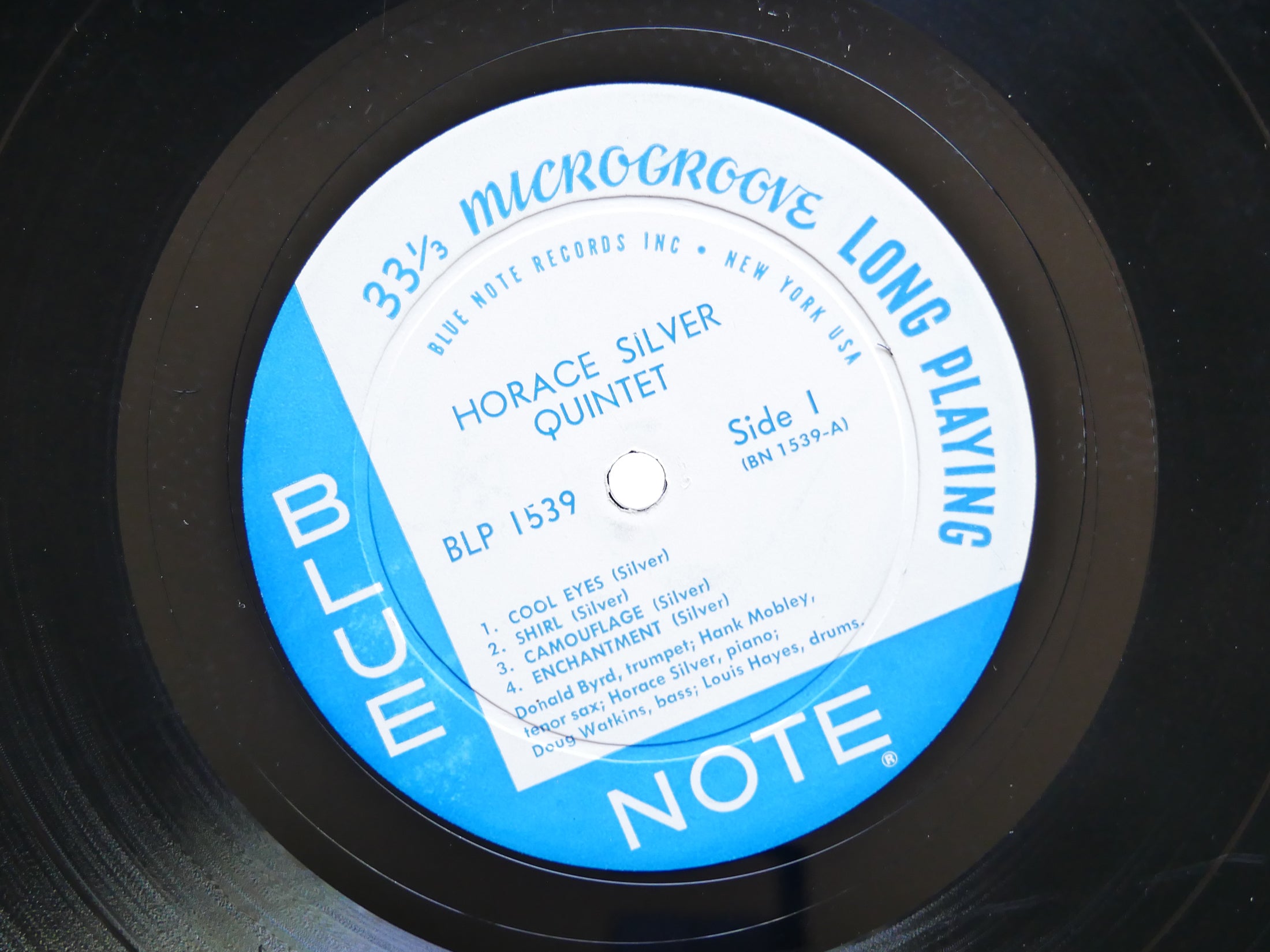 HORACE SILVER 6 Pieces Of Silver LP BLUE NOTE BLP 1539 US 1962 MONO Hank Mobley