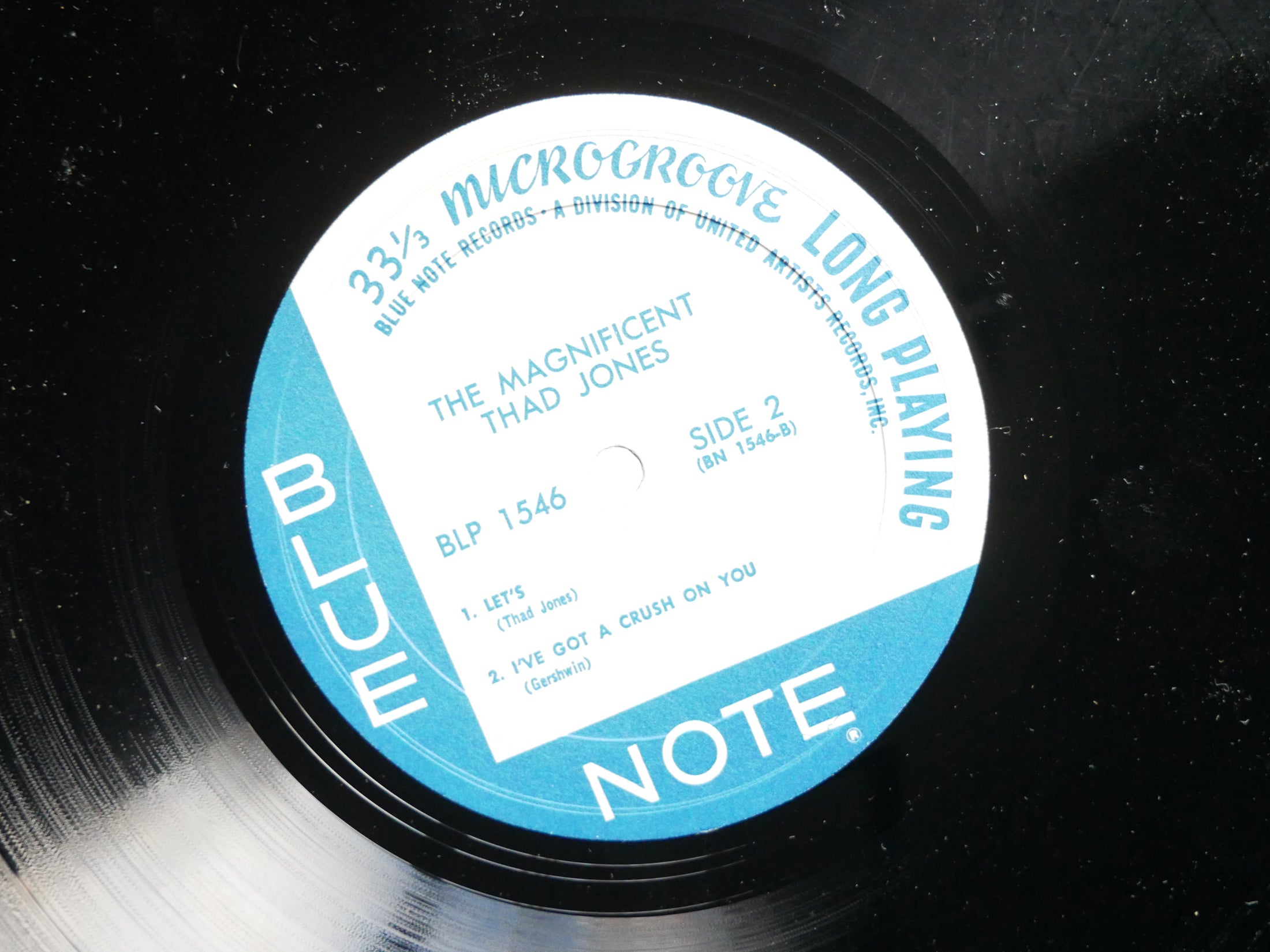 THAD JONES The Magnificent Vol.3 LP BLUE NOTE BLP 1546 US '72 UA MONO Gigi Gryce