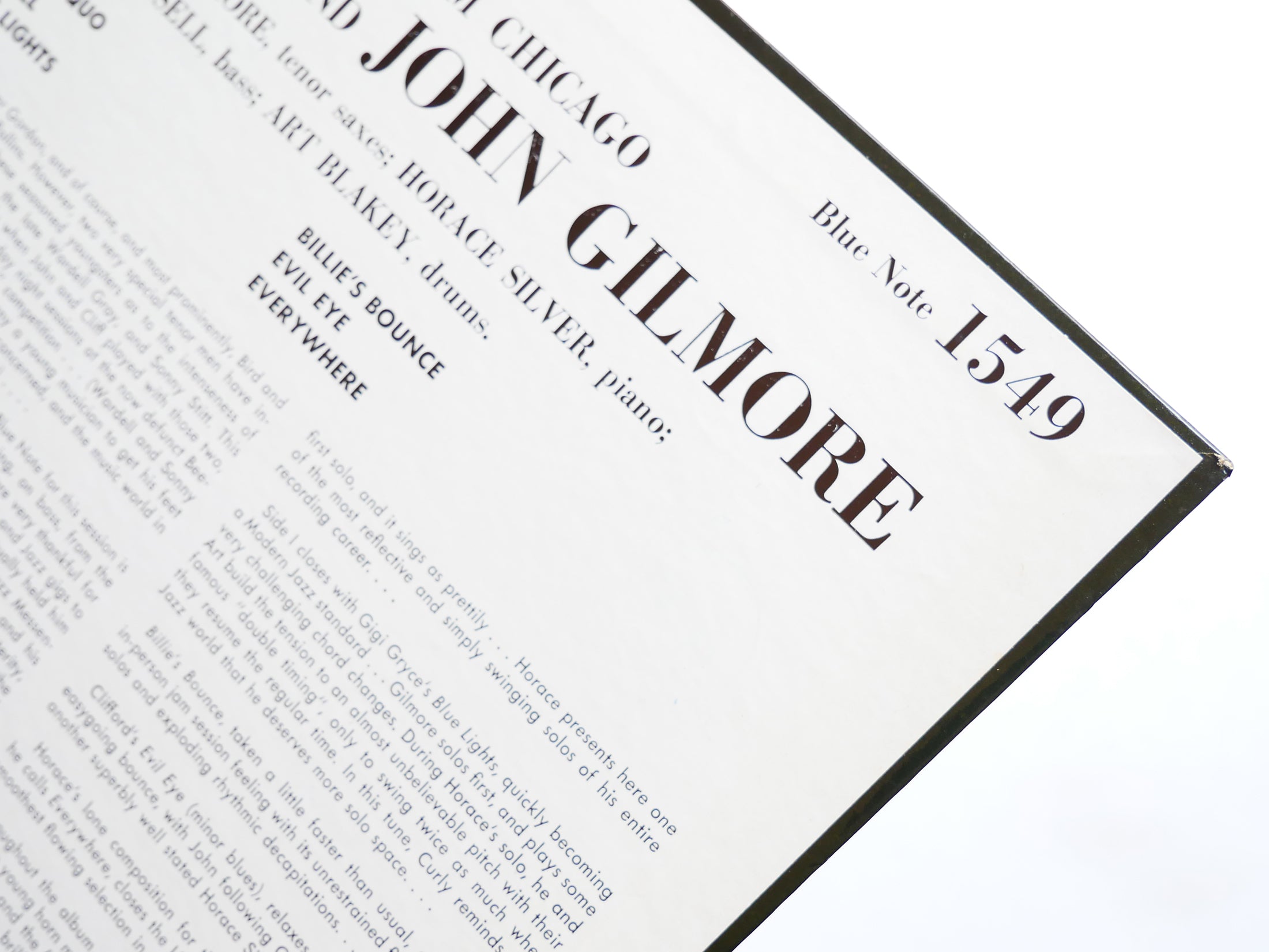 CLIFFORD JORDAN JOHN GILMORE Blowing In From Chicago LP BLUE NOTE 1549 US 1958