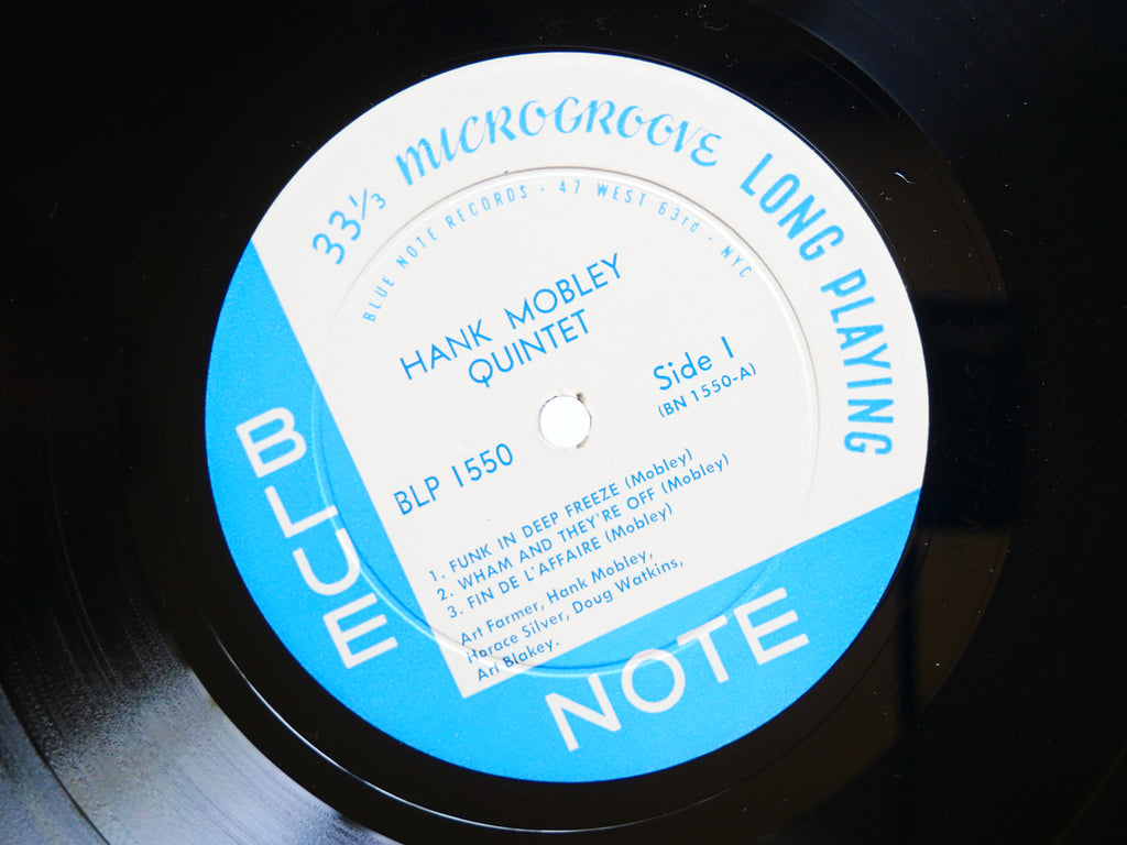 HANK MOBLEY Quintet BLUE NOTE BLP 1550 US '58 RVG EAR MONO 47 W. 63rd Art Blakey