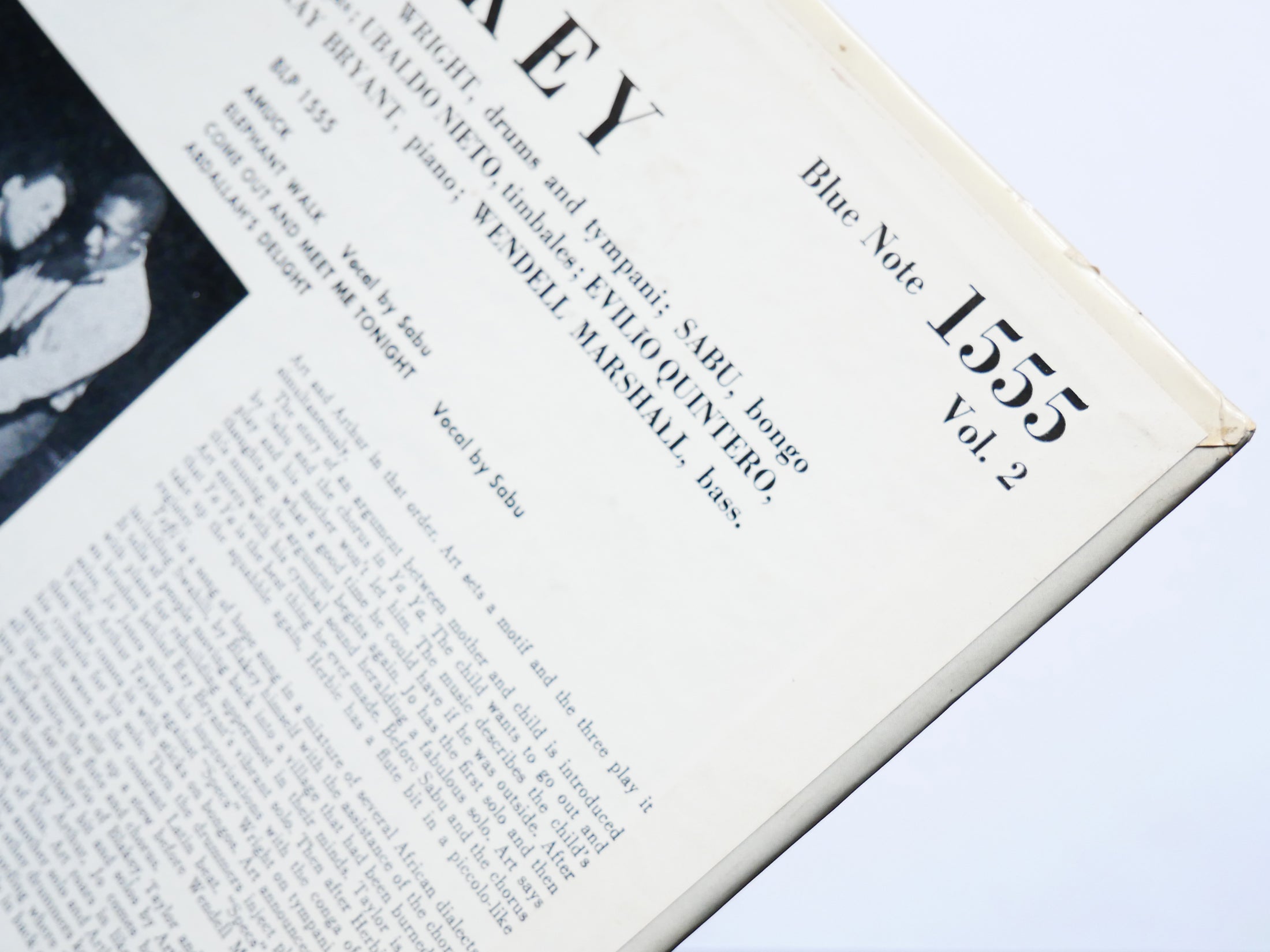 ART BLAKEY Orgy In Rhythm Vol.2 LP BLUE NOTE BLP 1555 RVG EAR DG MONO Sabu