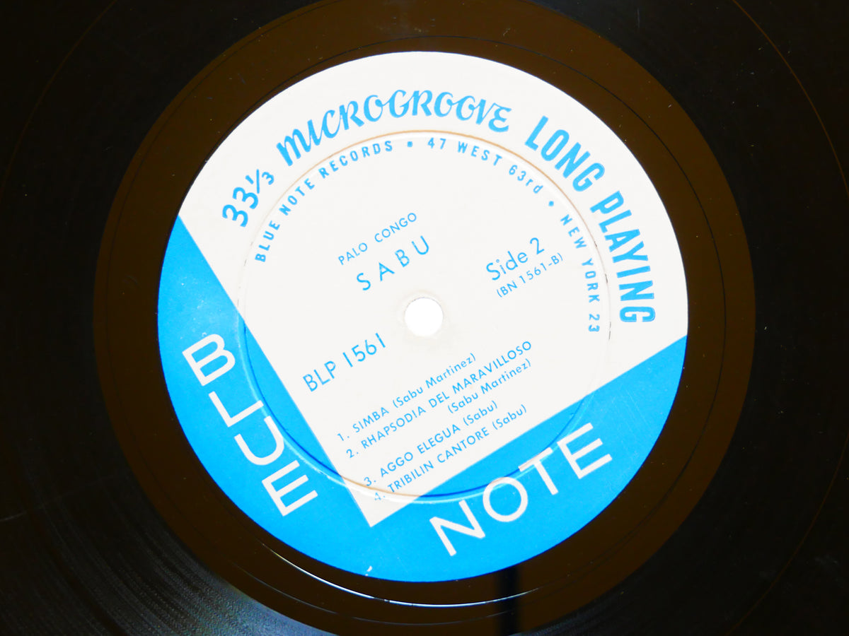SABU Palo Congo LP BLUE NOTE BLP 1561 US 1957 NY 23 RVG EAR DG MONO