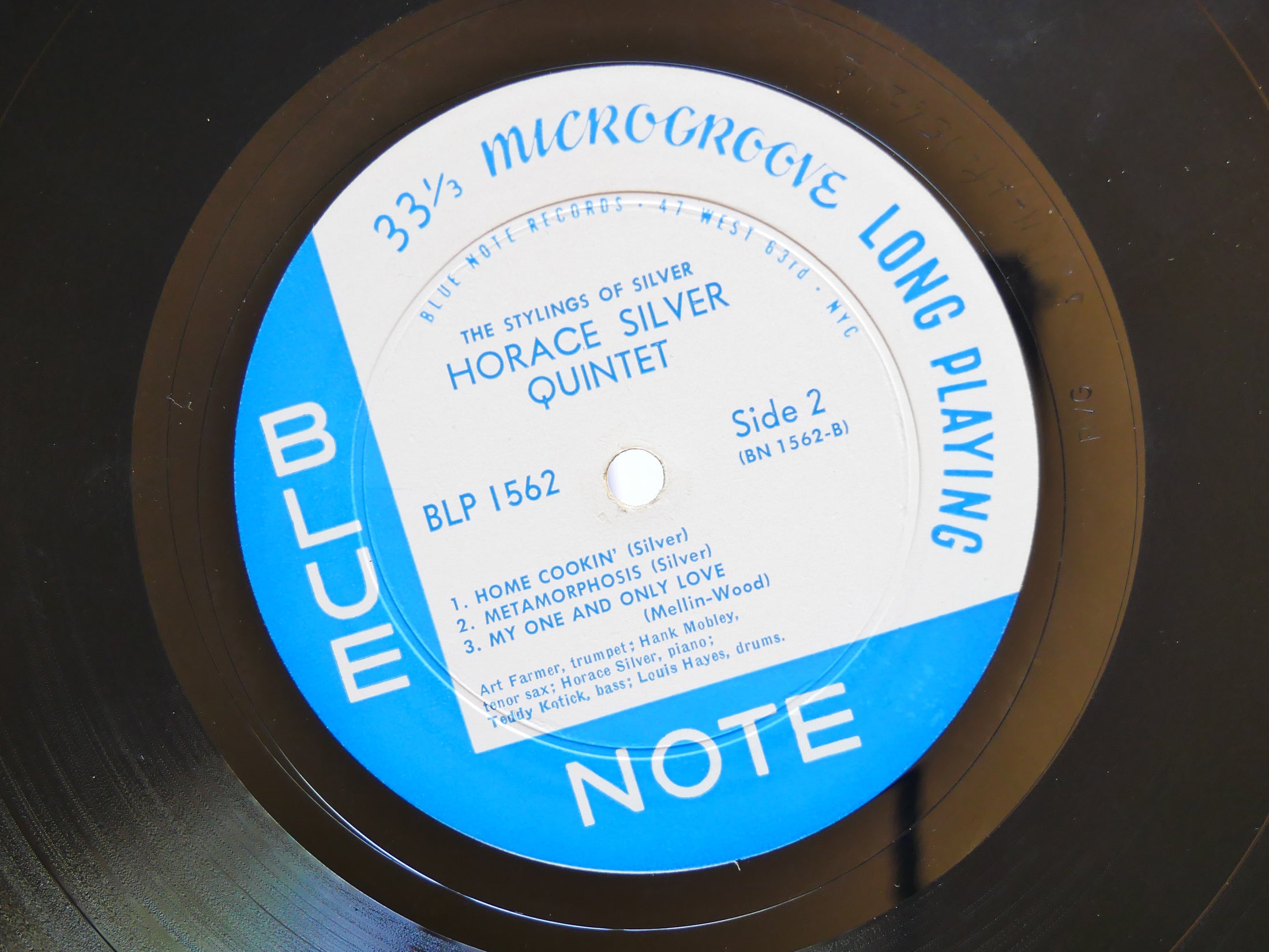 HORACE SILVER The Stylings Of Silver LP BLUE NOTE BLP 1562 US 1958 Hank Mobley