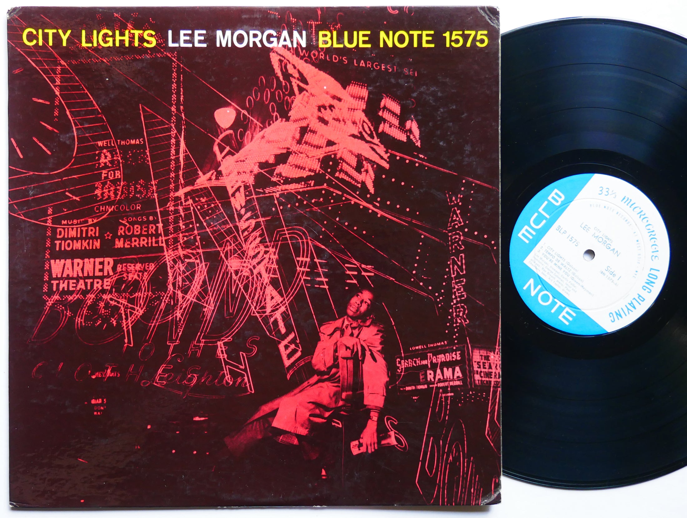 LEE MORGAN City Lights LP BLUE NOTE BLP 1575 US 1958 EAR DG MONO Curtis Fuller