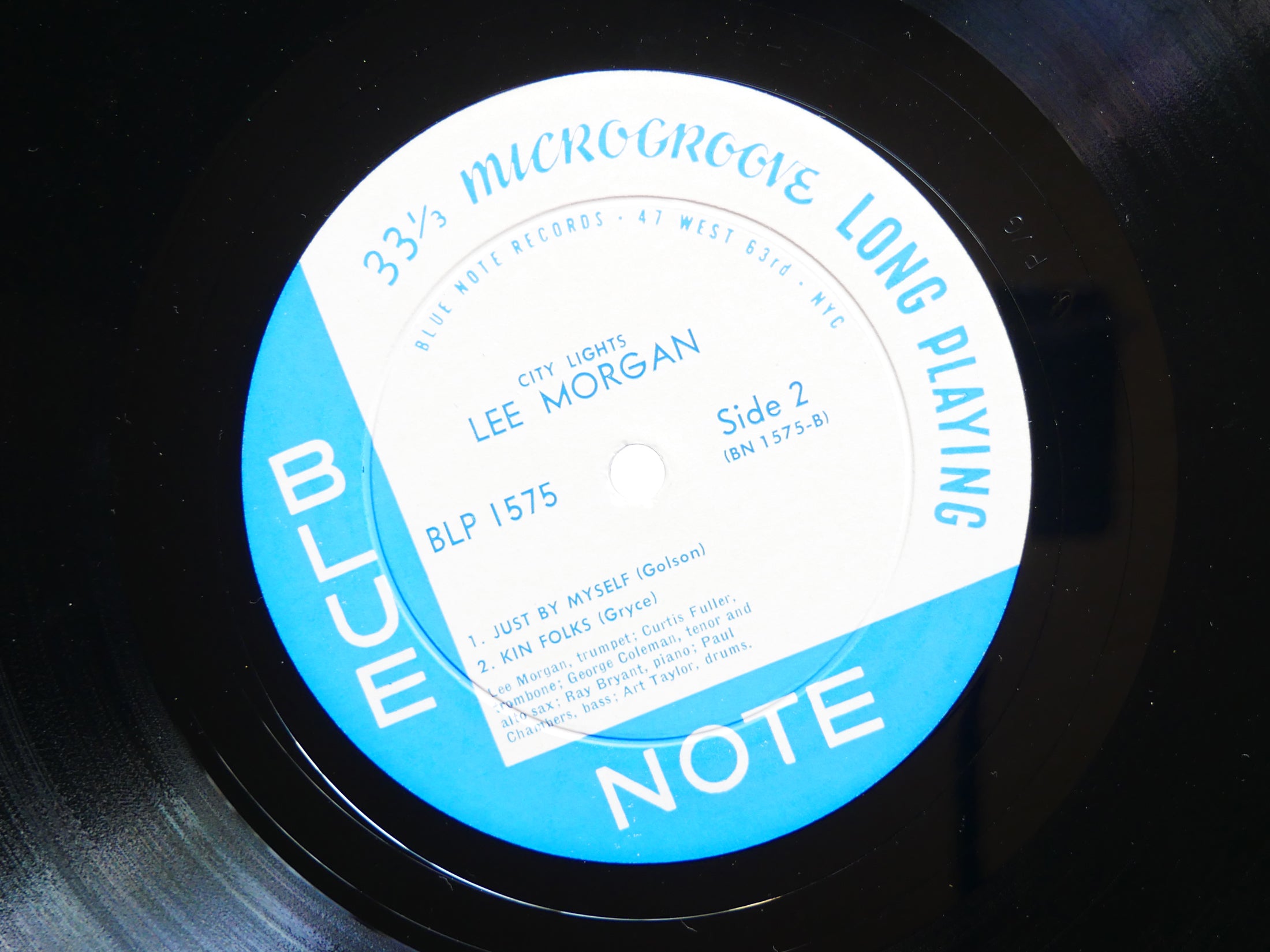 LEE MORGAN City Lights LP BLUE NOTE BLP 1575 US 1958 EAR DG MONO Curtis Fuller