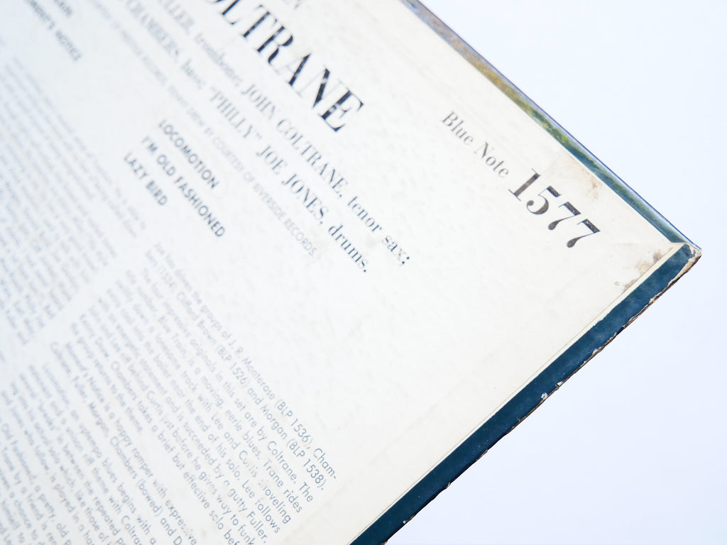JOHN COLTRANE Blue Train LP BLUE NOTE BLP 1577 US 1959 RVG EAR MONO Lee Morgan