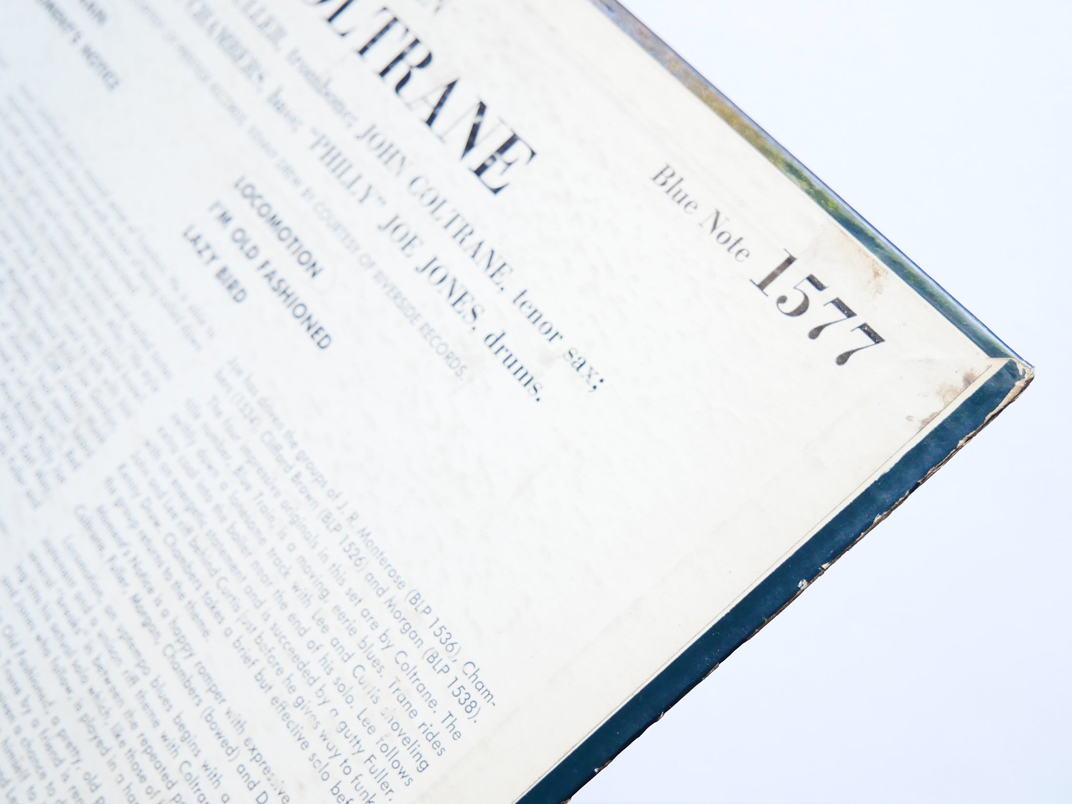 JOHN COLTRANE Blue Train LP BLUE NOTE BLP 1577 US 1959 RVG EAR MONO Lee Morgan