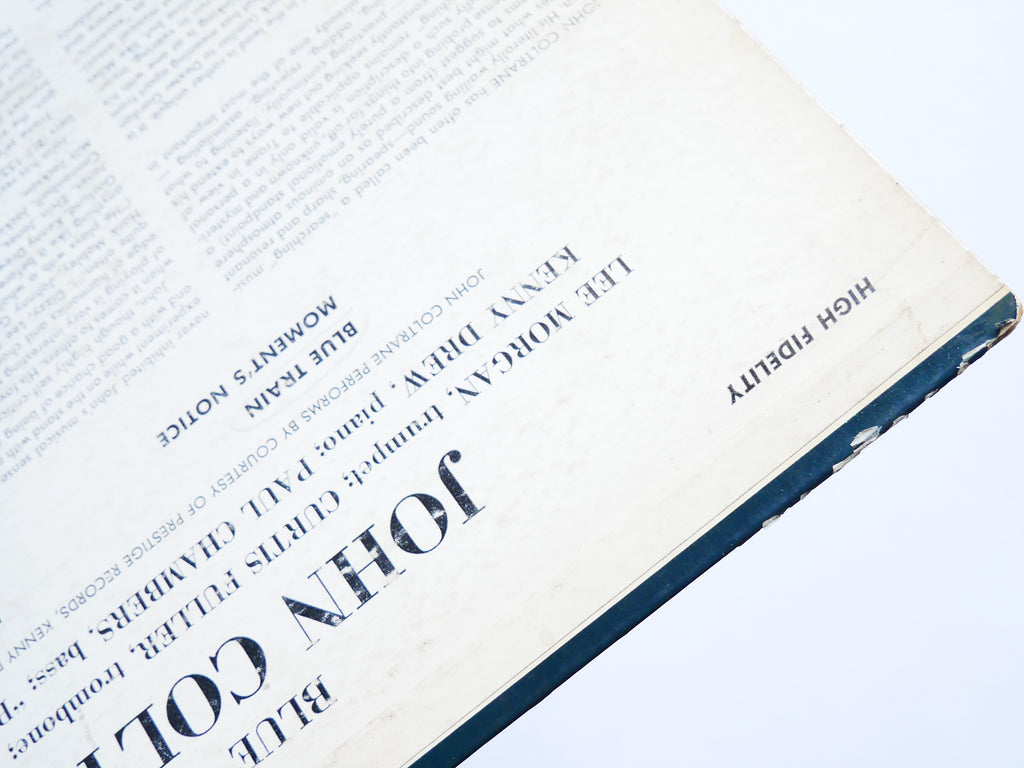 JOHN COLTRANE Blue Train LP BLUE NOTE BLP 1577 US 1959 RVG EAR MONO Lee Morgan