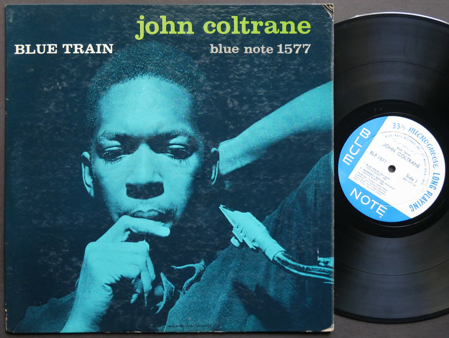 JOHN COLTRANE Blue Train LP BLUE NOTE BLP 1577 RVG DG MONO 47 W.63rd Lee Morgan
