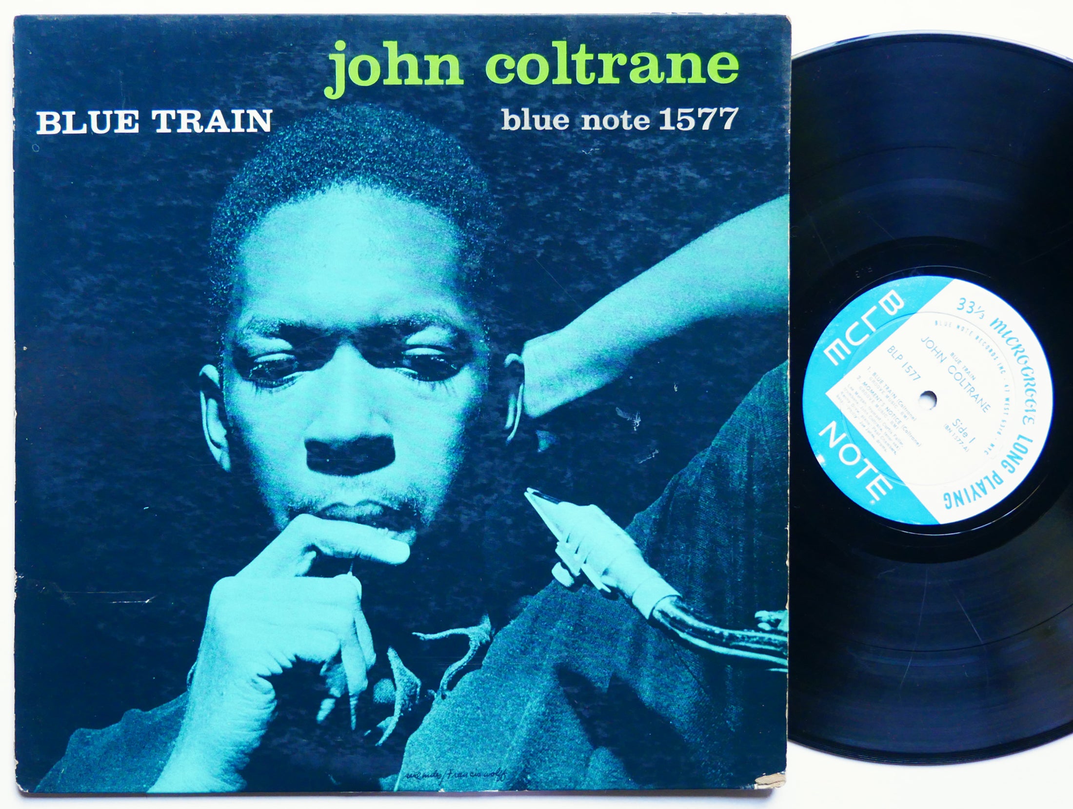 JOHN COLTRANE Blue Train LP BLUE NOTE BLP 1577 US 1959 RVG EAR MONO Lee Morgan
