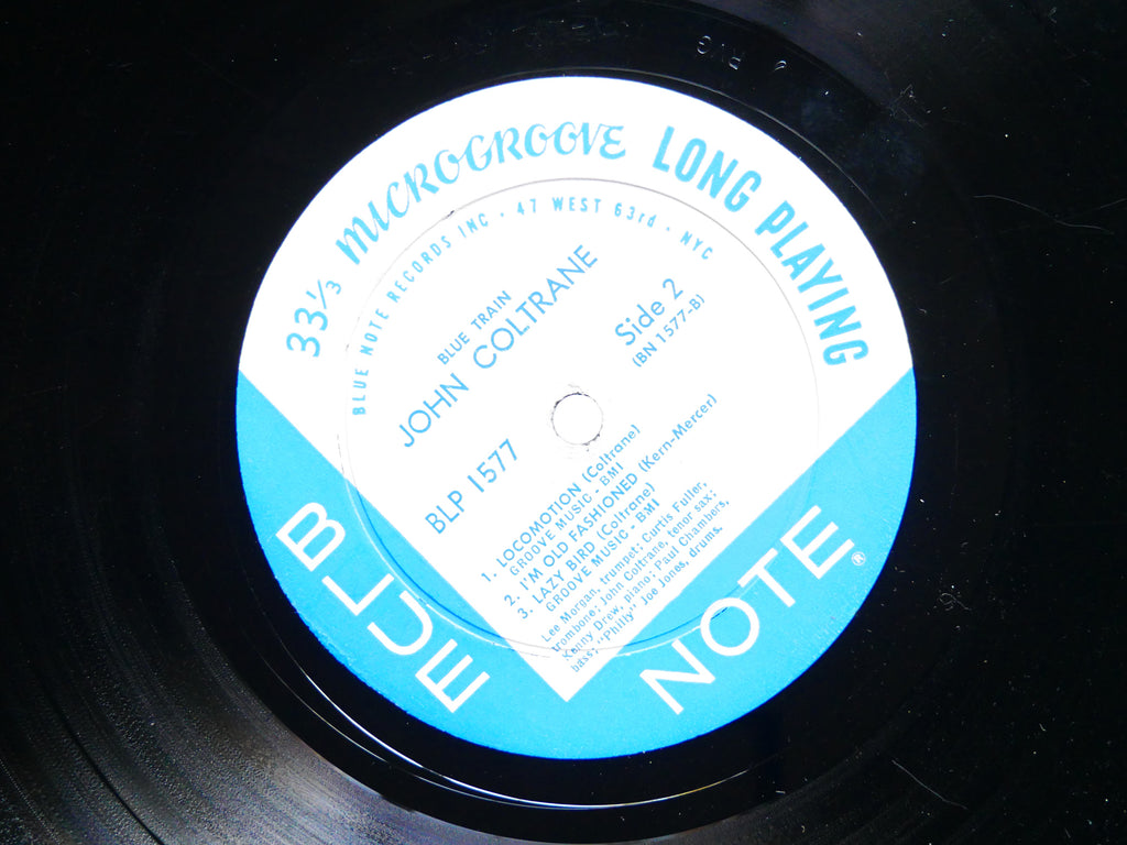 JOHN COLTRANE Blue Train LP BLUE NOTE BLP 1577 US 1959 RVG EAR MONO Lee Morgan