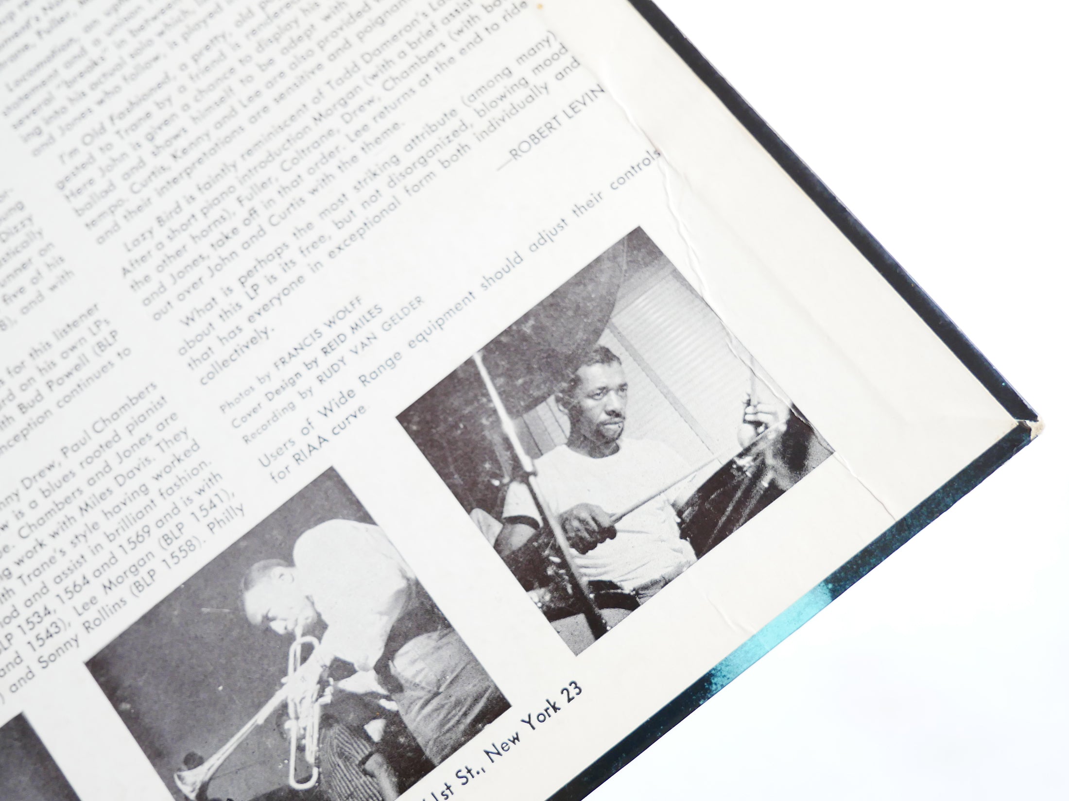 JOHN COLTRANE Blue Train LP BLUE NOTE BLP 1577 US 1962 DG EAR MONO Lee Morgan